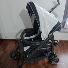 Trio Inglesina Zippy Evo blu e bianco