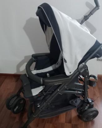 Trio Inglesina Zippy Evo blu e bianco