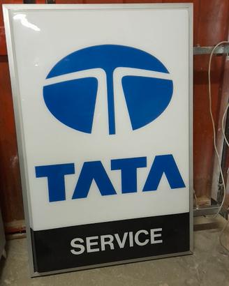 INSEGNA LUMINOSA TATA BIFACCIALE