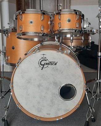 Batteria Gretsch Brooklyn Natural Satin USA.