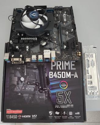MB ASUS B450M-A + RYZEN 5 + 8GB