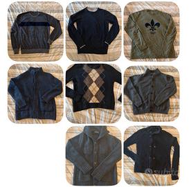 Lotto 8 maglioni uomo XL