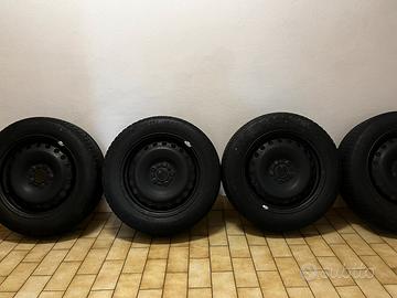 Cerchio in ferro + gomme invernali