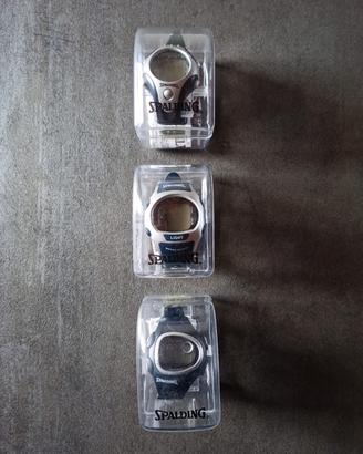 3 Orologi al quarzo unisex nuovi Spalding anni '90