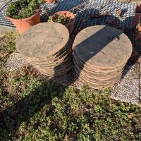 pietre tonde diam. 40 camminamento