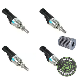 4 INIETTORI BRC BLU FILETTO 09SQ99020001G NUOVI