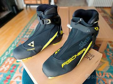 scarpe sci fondo Fisher Tecnica Skating taglia 46