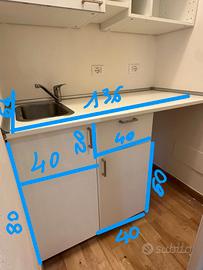 MOBILE CUCINA CON LAVANDINO