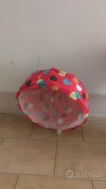 lampadario in stoffa per cameretta bimbi 