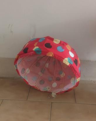 lampadario in stoffa per cameretta bimbi 