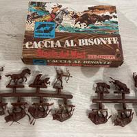 Soldatini atlantic 1001 caccia al bisonte sc.1/72