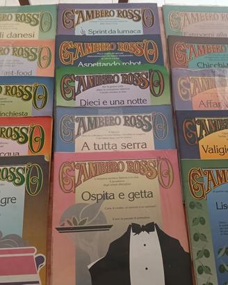 Lotto DI 26 riviste storiche GAMBERO ROSSO 