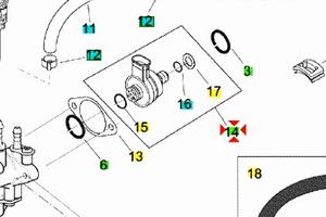 Iniettore aria Aprilia SR50 AP3AGA000137