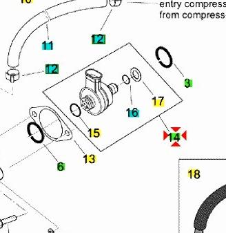 Iniettore aria Aprilia SR50 AP3AGA000137