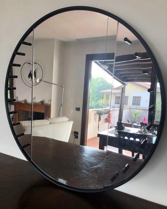 Specchio Design in alluminio e plexiglass
