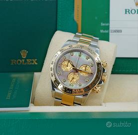 ROLEX DAYTONA 116503 CRYSTAL MOP 2018 FULL SET 