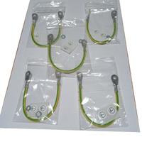 Patch cord cavo messa a terra giallo-verde kit 5 p