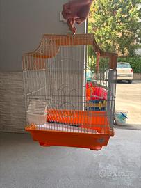 2 gabbie per uccelli 