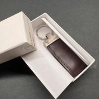 Portachiavi LANCETTI pelle e acciaio NUOVO