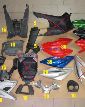 Ricambi Plastiche varie Nitro Aerox
