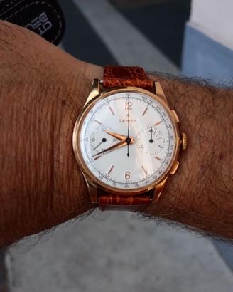 Zenith stellina cronografo oro
