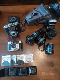 macchine fotografiche MINOLTA AGFA HALINA