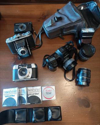 macchine fotografiche MINOLTA AGFA HALINA