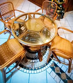 tavolo nuovo con 4 sedie nuove 