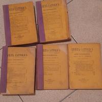 5 libri antichi La civiltà cattolica 