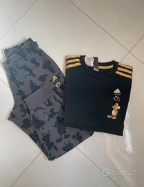 Completo tuta bambino 6-7 anni (Disney x Adidas)