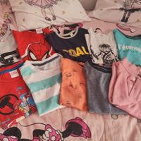 Lotto estivo abbigliamento bambino 5-6 anni