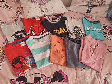 Lotto estivo abbigliamento bambino 5-6 anni