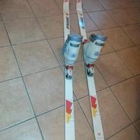 sci e scarponi per sciare taglia 37 + bacchette