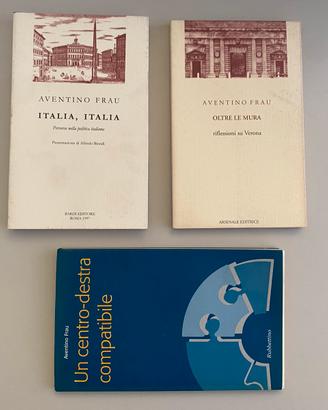 3 libri del Sen. Aventino Frau