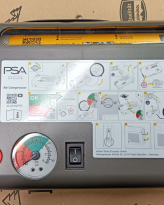 Kit riparazione pneumatici con compressore