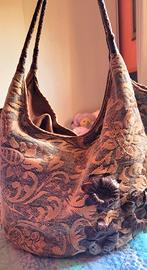 Borsa Anna Cece fiori spalla