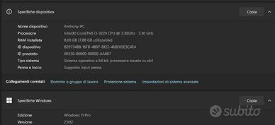 Pc fisso con scheda video