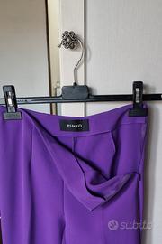 pantaloni pinko color lilla 