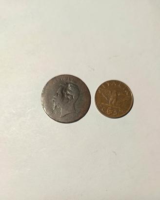 2 Monete Antiche Regno d'Italia