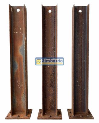 Pilastri HEB 240 H 8 metri - con piastre - Usati c