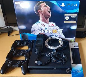 PS4 Slim 1 TB + 3 Controller + Giochi