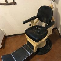 Sedia da barbiere o dentista anni 40-50