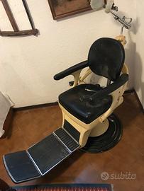 Sedia da barbiere o dentista anni 40-50