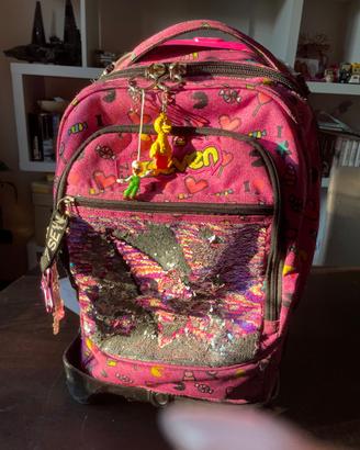 Zaino scuola seven con trolley ragazza