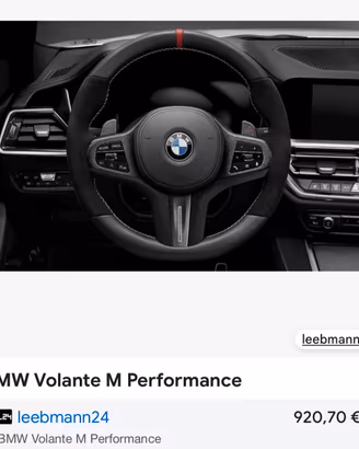 Volante bmw  m performance