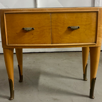 Comodino vintage anni 50/60 in stile modernariato
