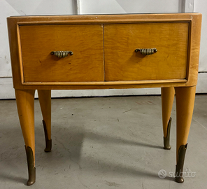 Comodino vintage anni 50/60 in stile modernariato