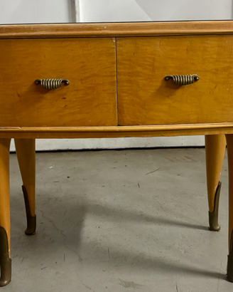 Comodino vintage anni 50/60 in stile modernariato