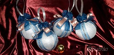 Palline di Natale in tulle e strass