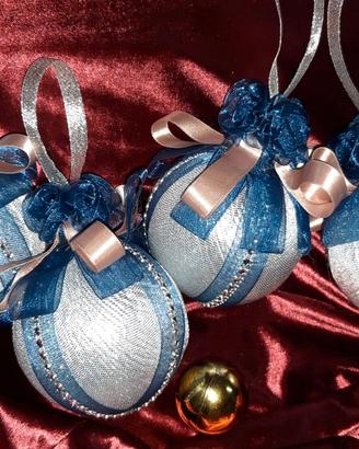 Palline di Natale in tulle e strass